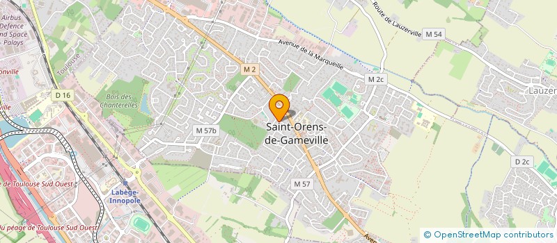 localisation de l'entreprise FT ELECTRICITE & BATIMENT  SAINT-ORENS-DE-GAMEVILLE