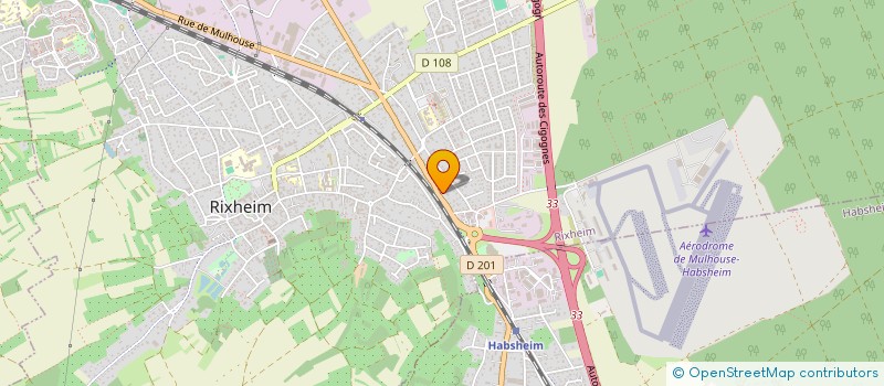 localisation de l'entreprise FT FINANCE  RIXHEIM