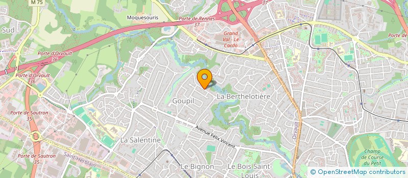 localisation de l'entreprise FT FINANCE à ORVAULT