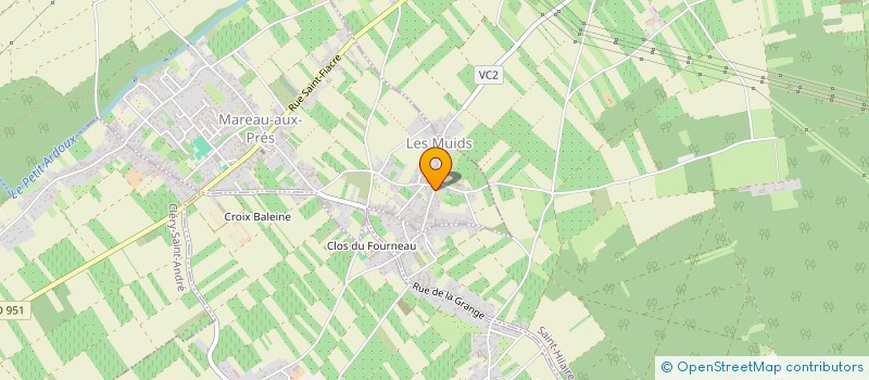 localisation de l'entreprise FT-H à MAREAU-AUX-PRES