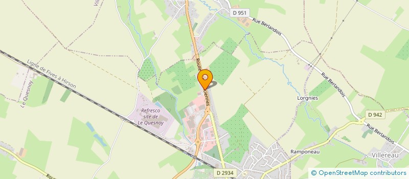 localisation de l'entreprise FT HOLDING  LE QUESNOY