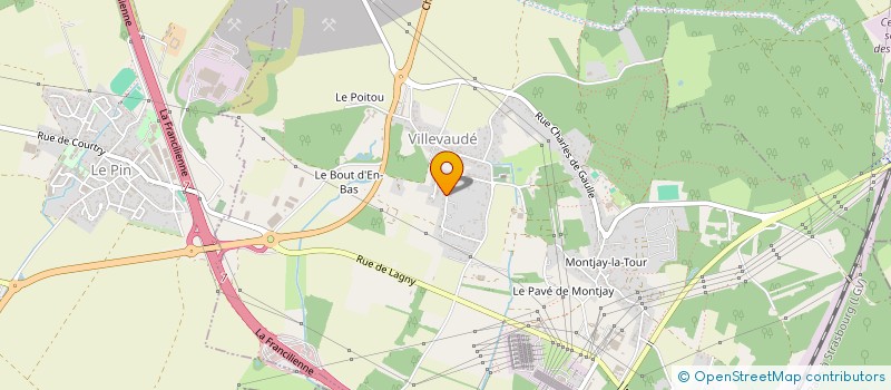 localisation de l'entreprise FT IMEX à VILLEVAUDE
