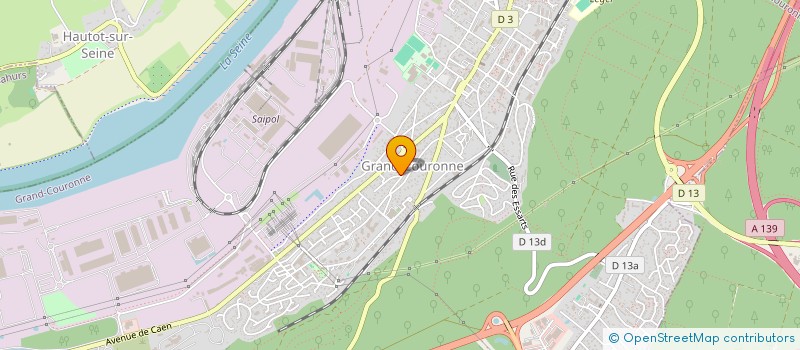 localisation de l'entreprise FT IMMO  GRAND-COURONNE