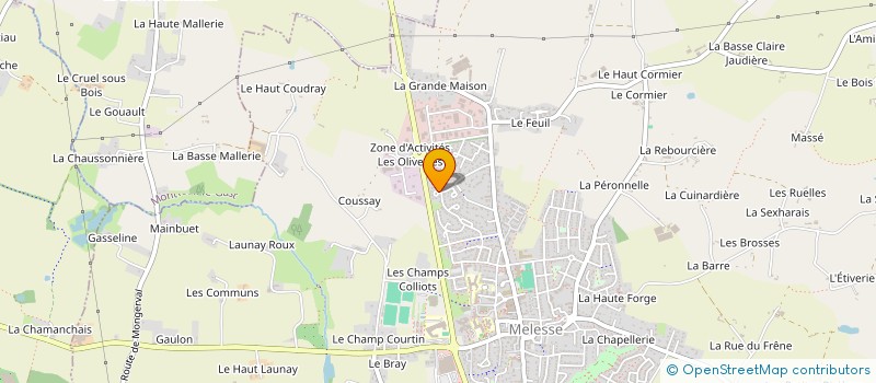 localisation de l'entreprise FT IMMO  MELESSE