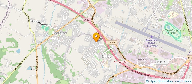 localisation de l'entreprise FT IMMOBILIER  ESTILLAC