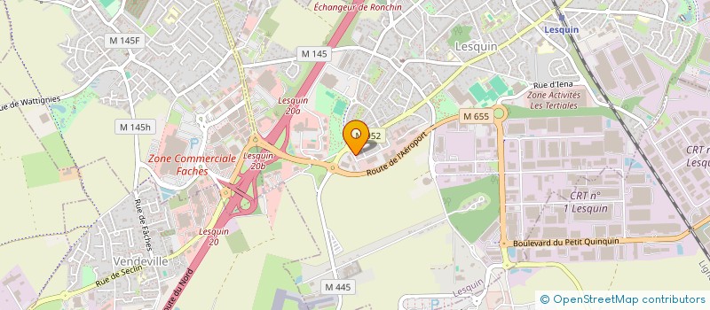 localisation de l'entreprise FT INVEST à LESQUIN