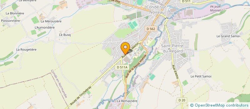 localisation de l'entreprise FT LOISIRS-SERVICES  CONDE-EN-NORMANDIE