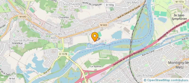 localisation de l'entreprise FT LORRAINE à SCY-CHAZELLES