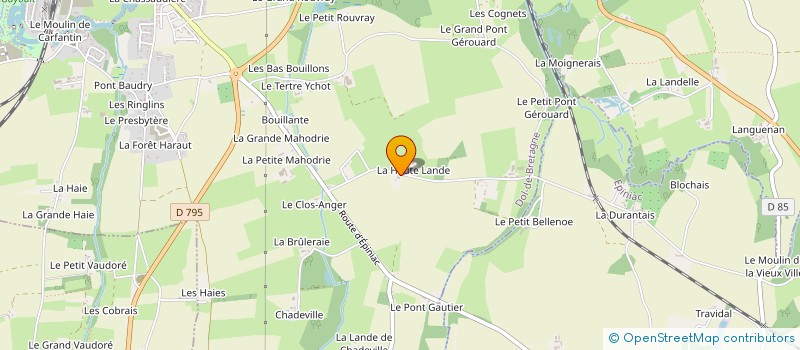 localisation de l'entreprise FT MACONNERIE  DOL-DE-BRETAGNE