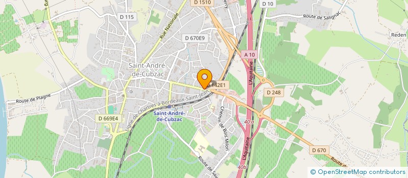 localisation de l'entreprise FT MAINTENANCE  BOURG