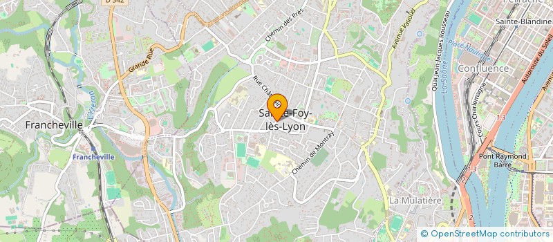 localisation de l'entreprise FT MAITRISE ET CONSTRUCTION  SAINTE-FOY-LES-LYON