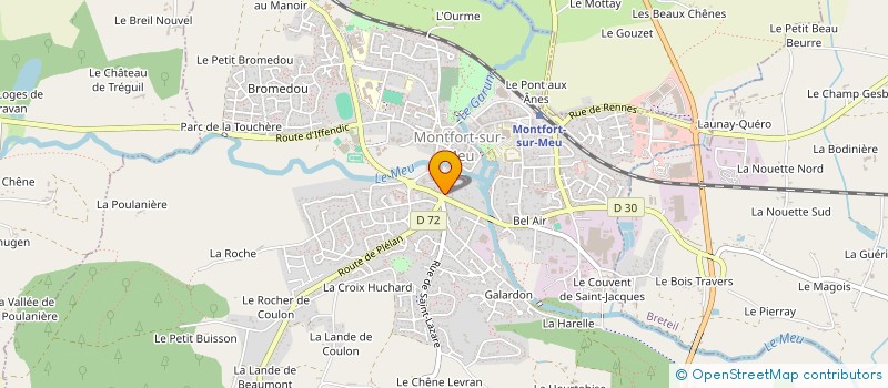 localisation de l'entreprise FT OPTIMUM HABITAT  MONTFORT-SUR-MEU