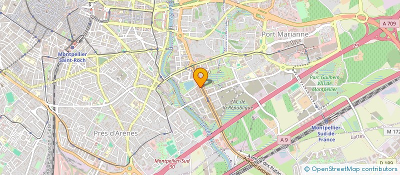 localisation de l'entreprise FT PROMOTION à MONTPELLIER