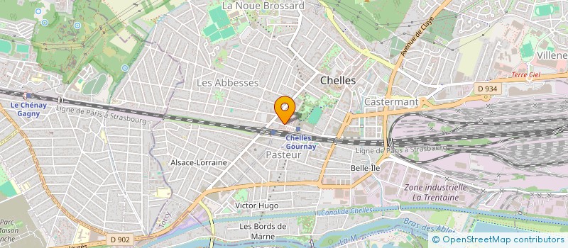 localisation de l'entreprise FT STANDS à CHELLES