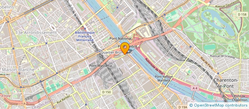 localisation de l'entreprise FT TELECOM à PARIS
