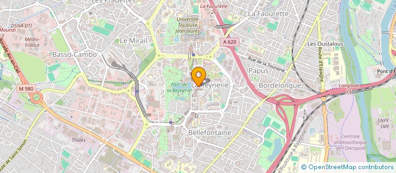 localisation de l'entreprise FT TLS à TOULOUSE