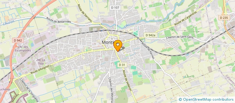 localisation de l'entreprise FT TOPAZE II  MONTEUX