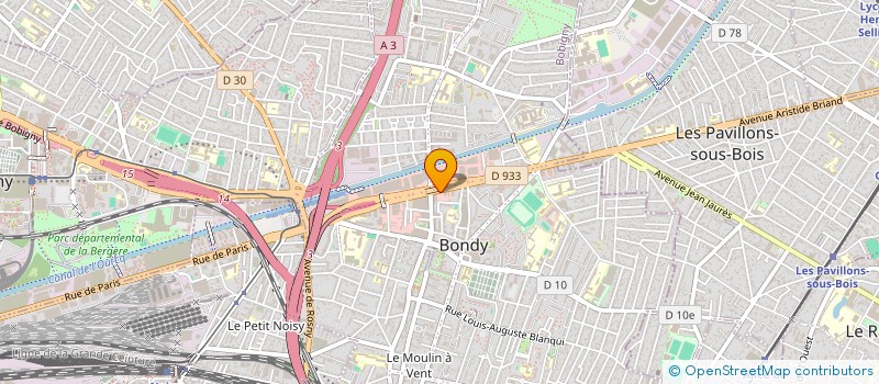 localisation de l'entreprise FT TRADING à BONDY