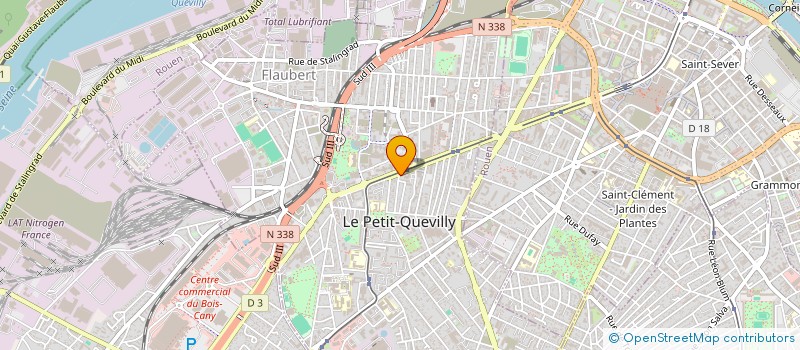 localisation de l'entreprise FT1  PETIT-COURONNE