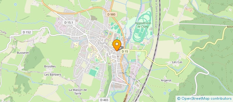 localisation de l'entreprise FT2LA  CLUNY