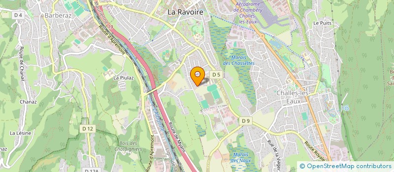 localisation de l'entreprise FT2M  LA RAVOIRE