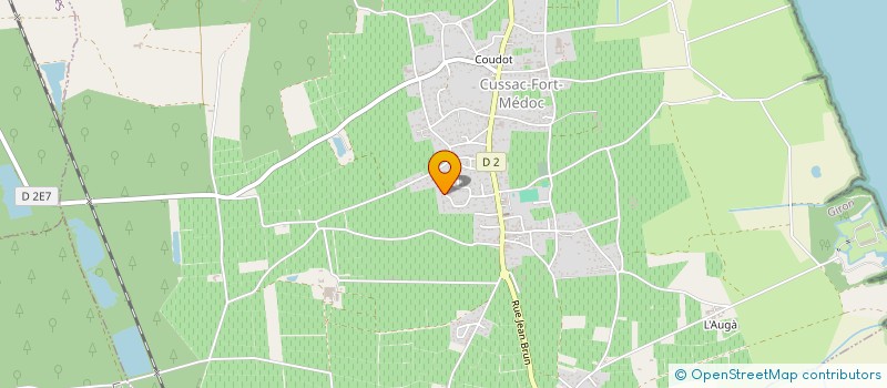 localisation de l'entreprise FT2M  CUSSAC-FORT-MEDOC