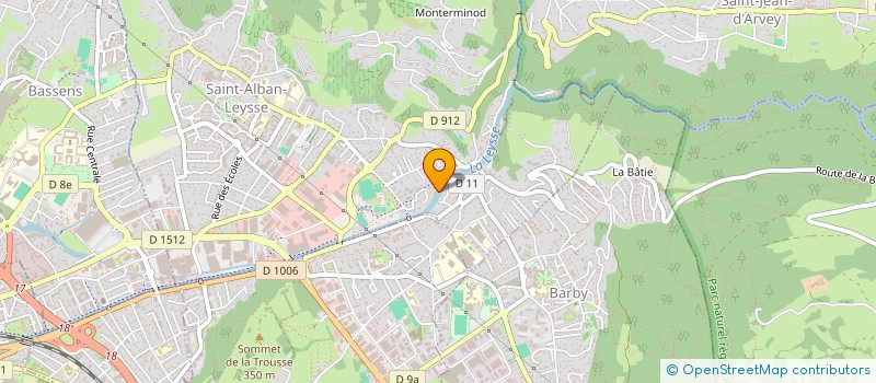 localisation de l'entreprise FT2T  SAINT-ALBAN-LEYSSE