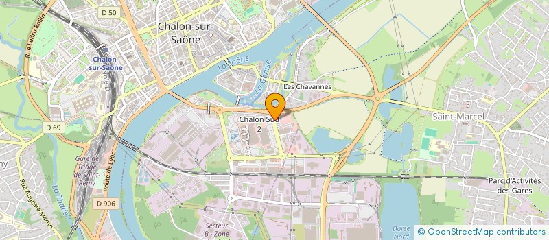 localisation de l'entreprise FT3 à CHALON-SUR-SAONE