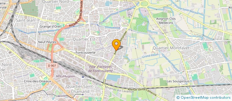 localisation de l'entreprise FTA BUILDING  AVIGNON