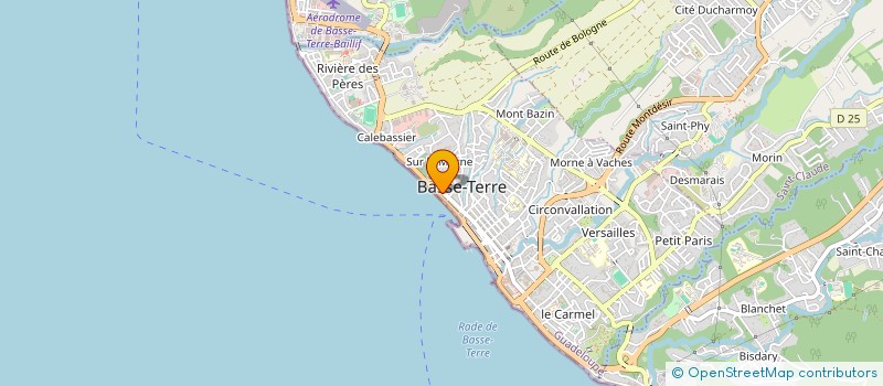 localisation de l'entreprise FTA DIFFUSION à BASSE-TERRE
