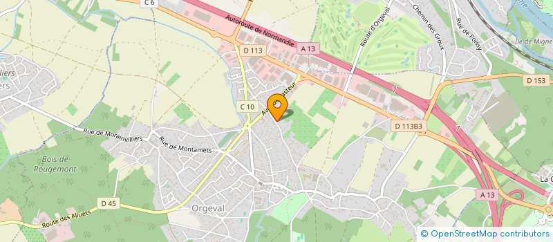 localisation de l'entreprise FTAE à ORGEVAL