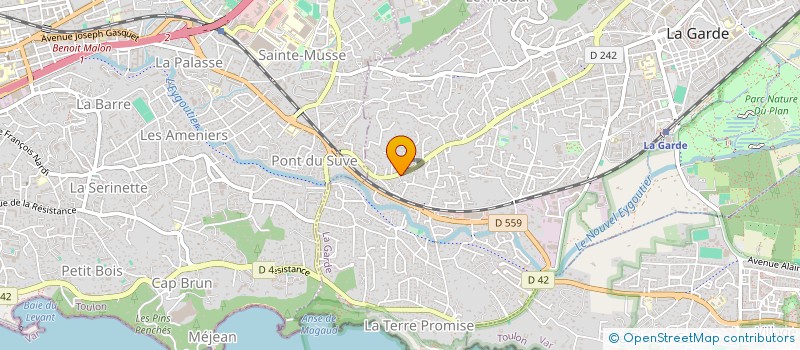 localisation de l'entreprise FTAM à LA GARDE
