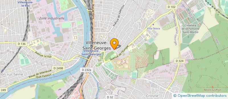 localisation de l'entreprise FTB à VILLENEUVE-SAINT-GEORGES