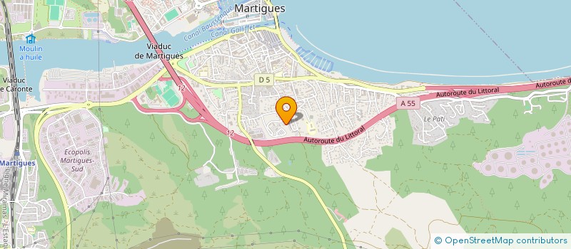 localisation de l'entreprise FTB à MARTIGUES