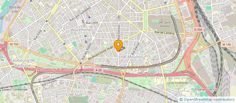 localisation de l'entreprise FTB ARTOIS à LILLE