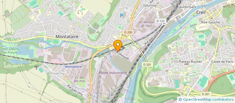 localisation de l'entreprise FTB BTP  MONTATAIRE