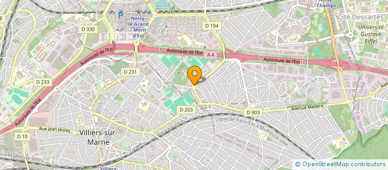 localisation de l'entreprise FTB DEV  NOISY-LE-GRAND