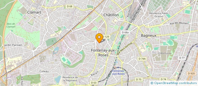 localisation de l'entreprise FTB DISTRIBUTION à FONTENAY-AUX-ROSES
