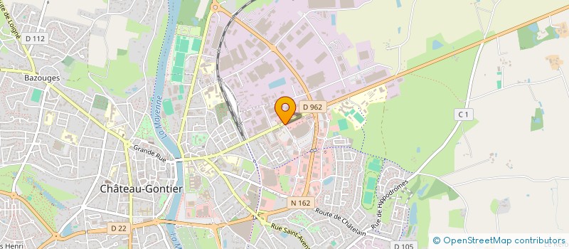 localisation de l'entreprise FTB TERRE ROUGE  CHATEAU-GONTIER-SUR-MAYENNE