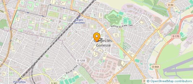 localisation de l'entreprise FTB TRANSPORT  GARGES-LES-GONESSE