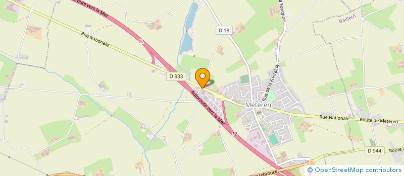 localisation de l'entreprise FTBD  METEREN