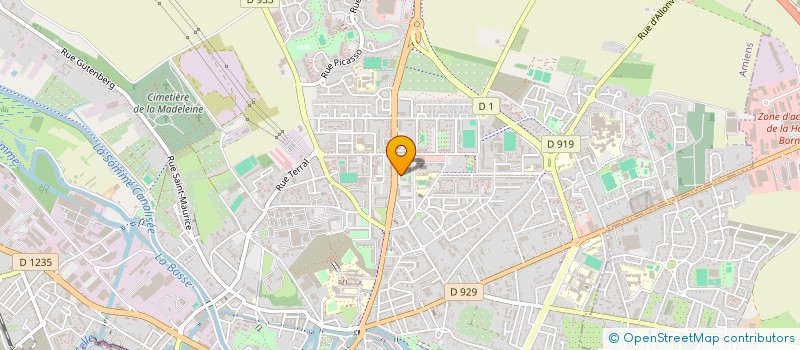 localisation de l'entreprise FTBE à AMIENS