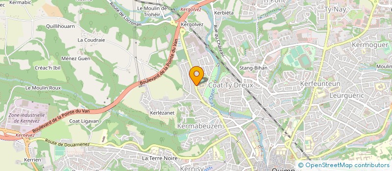 localisation de l'entreprise FTC à QUIMPER