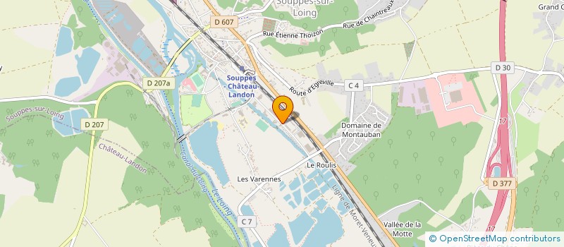 localisation de l'entreprise FTC ISOLATION à SOUPPES-SUR-LOING