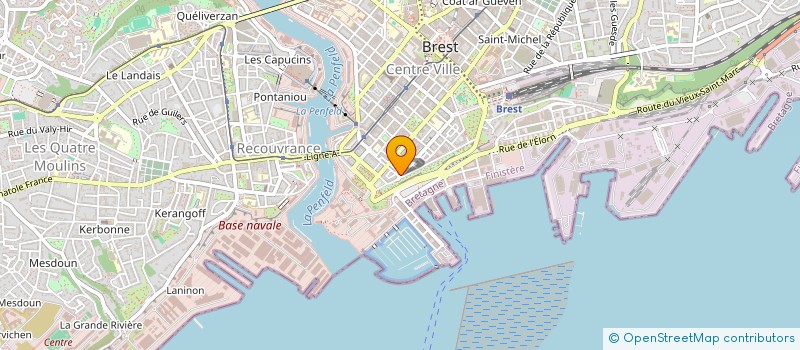 localisation de l'entreprise FTCC à BREST