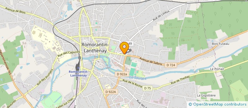 localisation de l'entreprise FTCG  ROMORANTIN-LANTHENAY