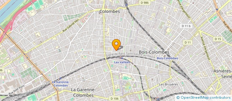 localisation de l'entreprise FTDD à COLOMBES