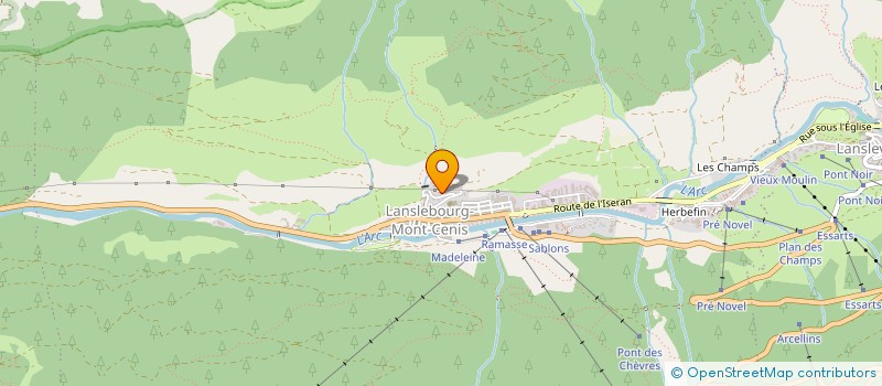 localisation de l'entreprise FTDS  VAL CENIS