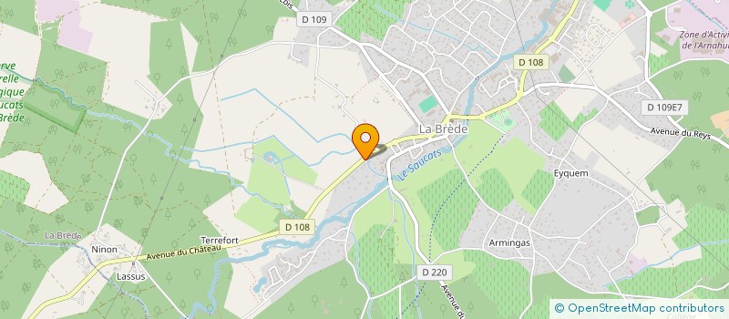 localisation de l'entreprise FTDT  LA BREDE