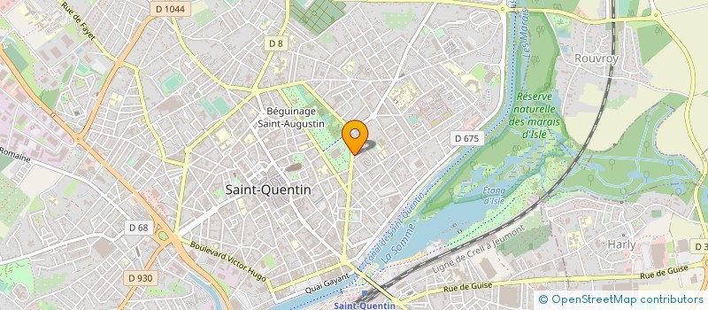 localisation de l'entreprise FTE INGENIERIE à SAINT-QUENTIN
